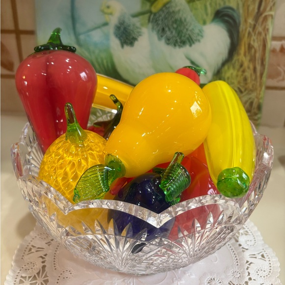 Vintage Glass Banana 🍌 Green & Yellow 🍌Prague - Picture 5 of 5